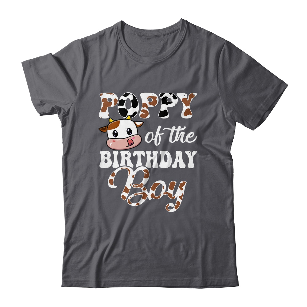 Poppy  Of The Birthday Boy Cow Farm 1st Birthday Boy Shirt & Hoodie | siriusteestore