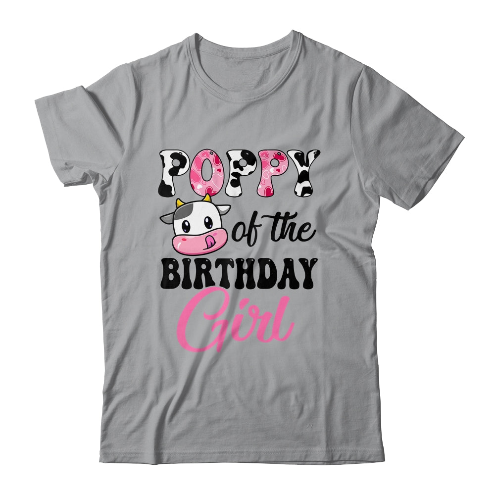 Poppy  Of The Birthday Girl Cow Farm 1st Birthday Girl Shirt & Hoodie | siriusteestore