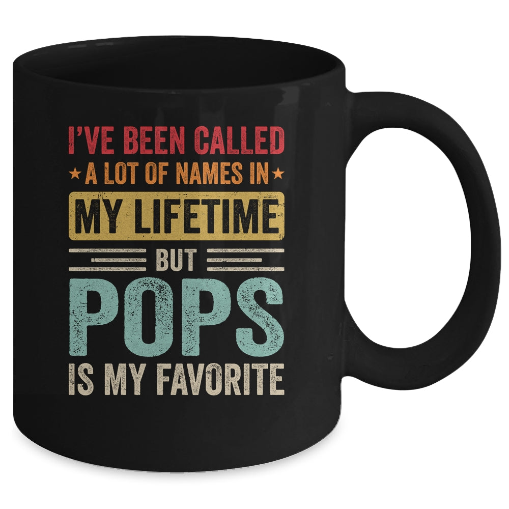Pops Is My Favorite Name Funny Father's Day Pops Mug | siriusteestore