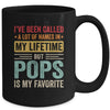 Pops Is My Favorite Name Funny Father's Day Pops Mug | siriusteestore