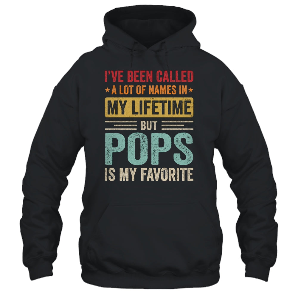 Pops Is My Favorite Name Funny Father's Day Pops Shirt & Hoodie | siriusteestore