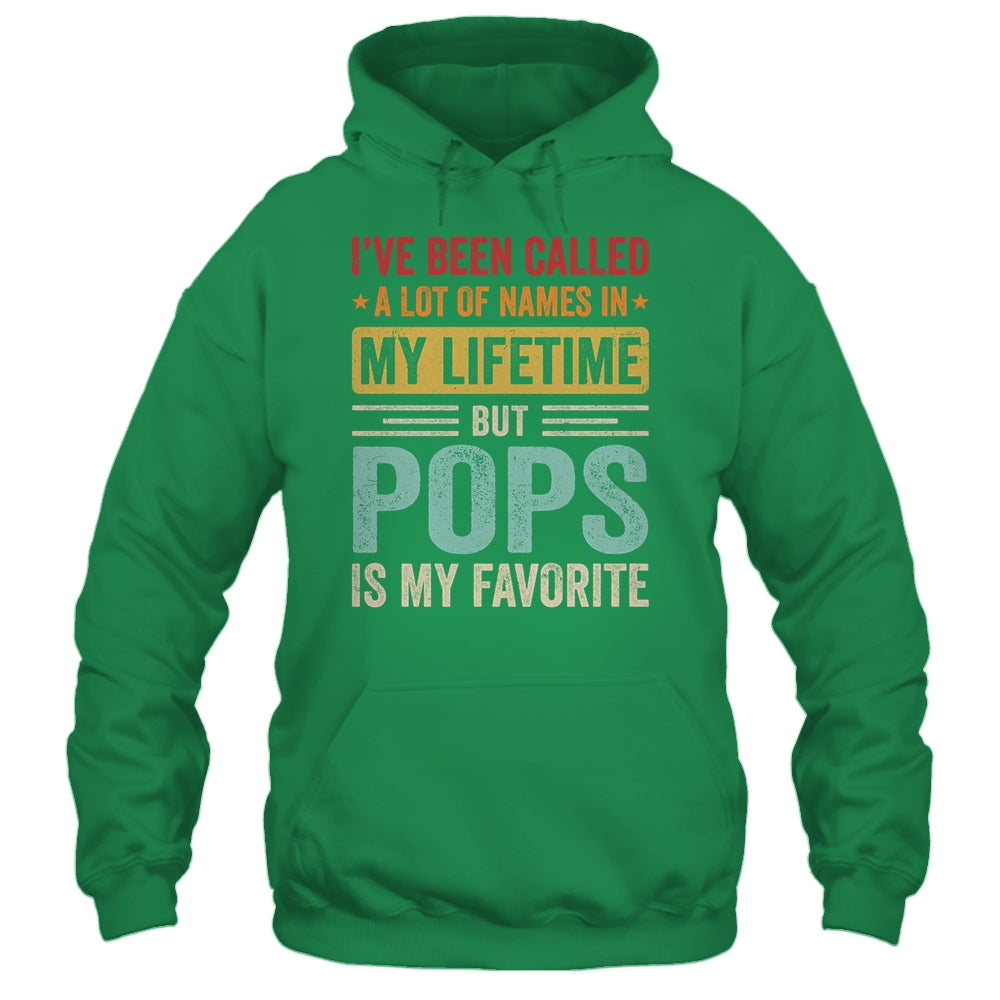 Pops Is My Favorite Name Funny Father's Day Pops Shirt & Hoodie | siriusteestore
