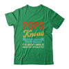 Pops Knows Everything Funny Father's Day Pops Shirt & Hoodie | siriusteestore