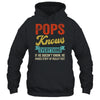 Pops Knows Everything Funny Father's Day Pops Shirt & Hoodie | siriusteestore
