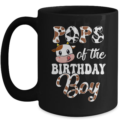 Pops Of The Birthday Boy Cow Farm 1st Birthday Boy Mug | siriusteestore