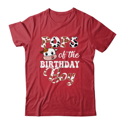 Pops Of The Birthday Boy Cow Farm 1st Birthday Boy Shirt & Hoodie | siriusteestore