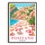 Positano Print Travel Poster Coast Beach Coastal Italy Souvenir Wall Art Landscape Painting Watercolor Ideal Gift For Home Living Room Office Bedroom Decor Unframed | siriusteestore
