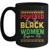 Powered By The Black Women Before Me Black History African Mug | siriusteestore