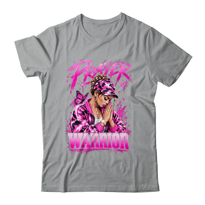 Prayer Warrior God Jesus Christian Pink Camo Black Woman Shirt & Hoodie | siriusteestore