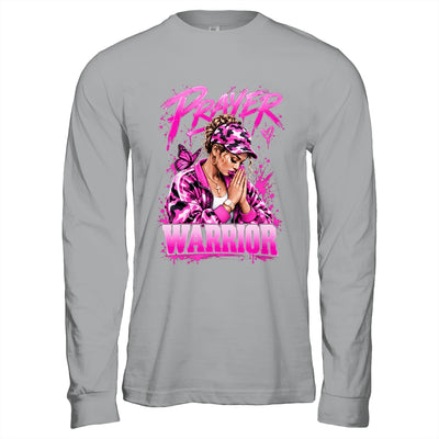 Prayer Warrior God Jesus Christian Pink Camo Black Woman Shirt & Hoodie | siriusteestore