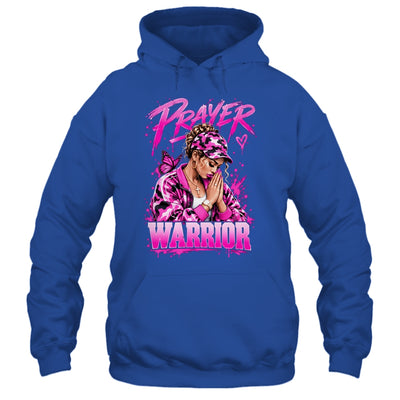 Prayer Warrior God Jesus Christian Pink Camo Black Woman Shirt & Hoodie | siriusteestore