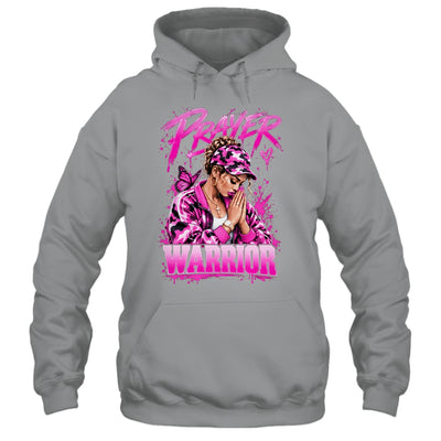 Prayer Warrior God Jesus Christian Pink Camo Black Woman Shirt & Hoodie | siriusteestore