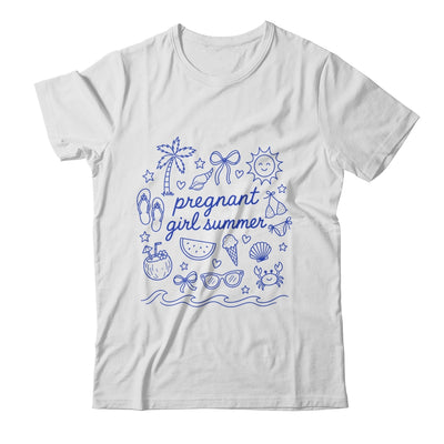 Pregnant Girl Summer Funny Baby Announcement Mom Mama Cute Shirt & Hoodie | siriusteestore