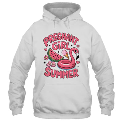 Pregnant Girl Summer Pregnancy Announcement Reveal Baby Shirt & Tank Top | siriusteestore