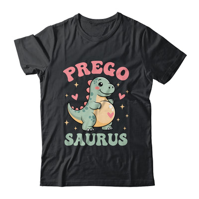 Pregosaurus Cute Retro Mommy Dinosaur Pregnancy Announcement Shirt & Hoodie | siriusteestore