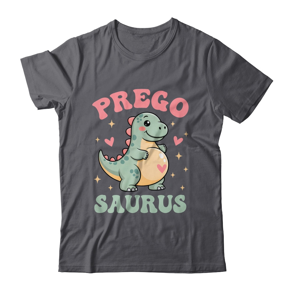 Pregosaurus Cute Retro Mommy Dinosaur Pregnancy Announcement Shirt & Hoodie | siriusteestore