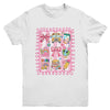 Preppy Back To School Coquette First Day Of School Bus Youth Shirt | siriusteestore
