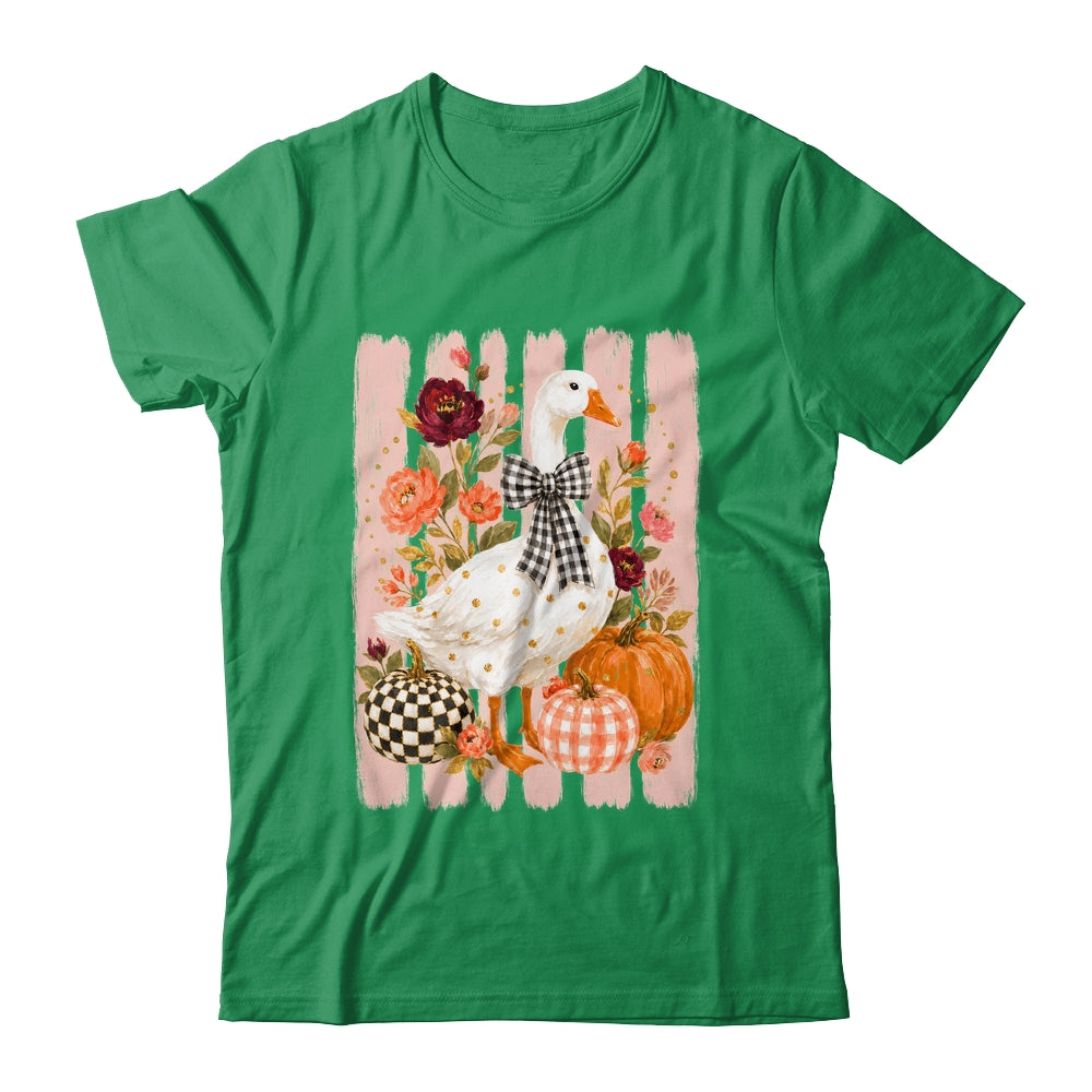 Preppy Fall Autumn Silly Goose Pumpkin Thanksgiving Coquette Shirt & Sweatshirt | siriusteestore