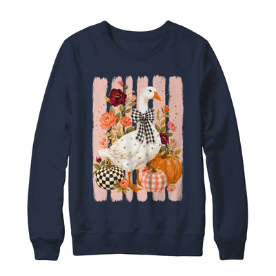 Preppy Fall Autumn Silly Goose Pumpkin Thanksgiving Coquette Shirt & Sweatshirt | siriusteestore