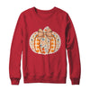 Preppy Floral Fall Pumpkin Vintage Floral Autumn Coquette Shirt & Sweatshirt | siriusteestore