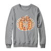 Preppy Floral Fall Pumpkin Vintage Floral Autumn Coquette Shirt & Sweatshirt | siriusteestore