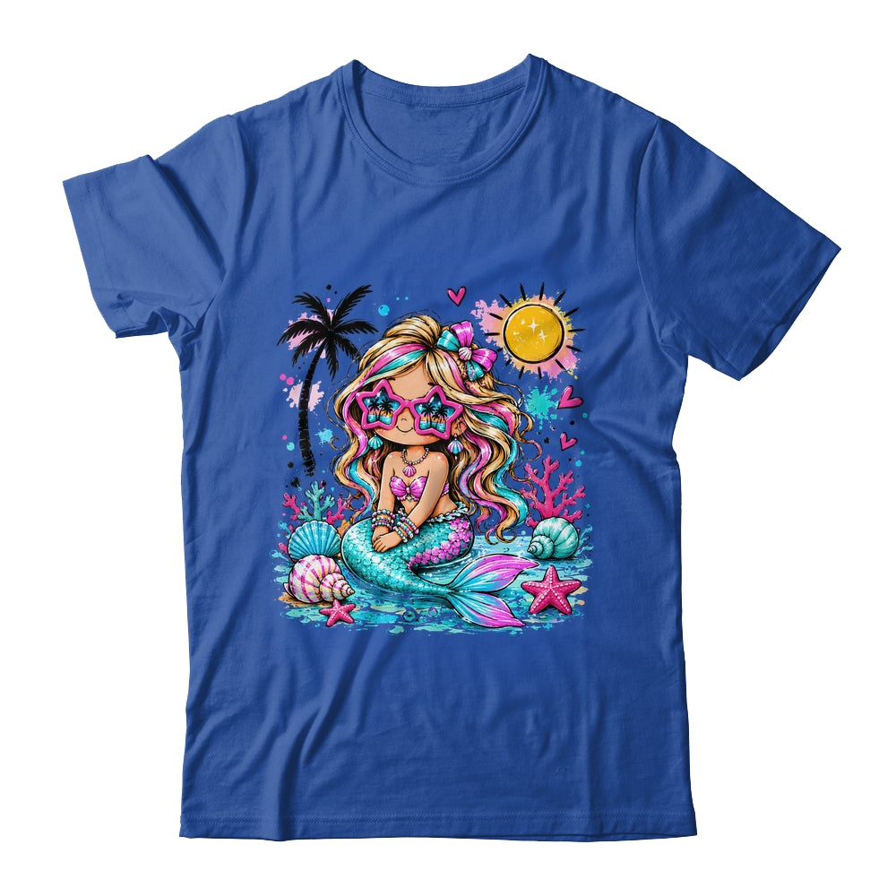 Preppy Mermaid Beach Summer Cute Vacation Girl Women Shirt & Tank Top | siriusteestore