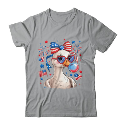 Preppy Patriotic Goose Coquette 4th Of July American Duck Shirt & Tank Top | siriusteestore
