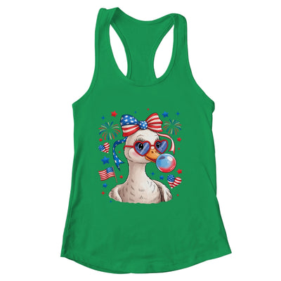 Preppy Patriotic Goose Coquette 4th Of July American Duck Shirt & Tank Top | siriusteestore