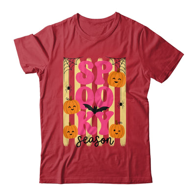 Preppy Spooky Season Fall Design Girly Halloween Striped Shirt & Sweatshirt | siriusteestore