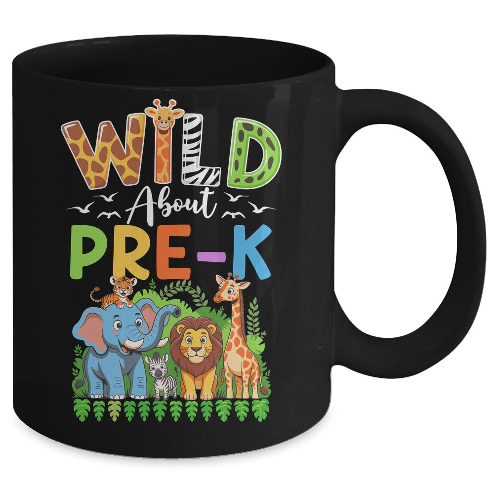 Preschool Teacher Kids Back To School Wild About Pre-k Mug | siriusteestore