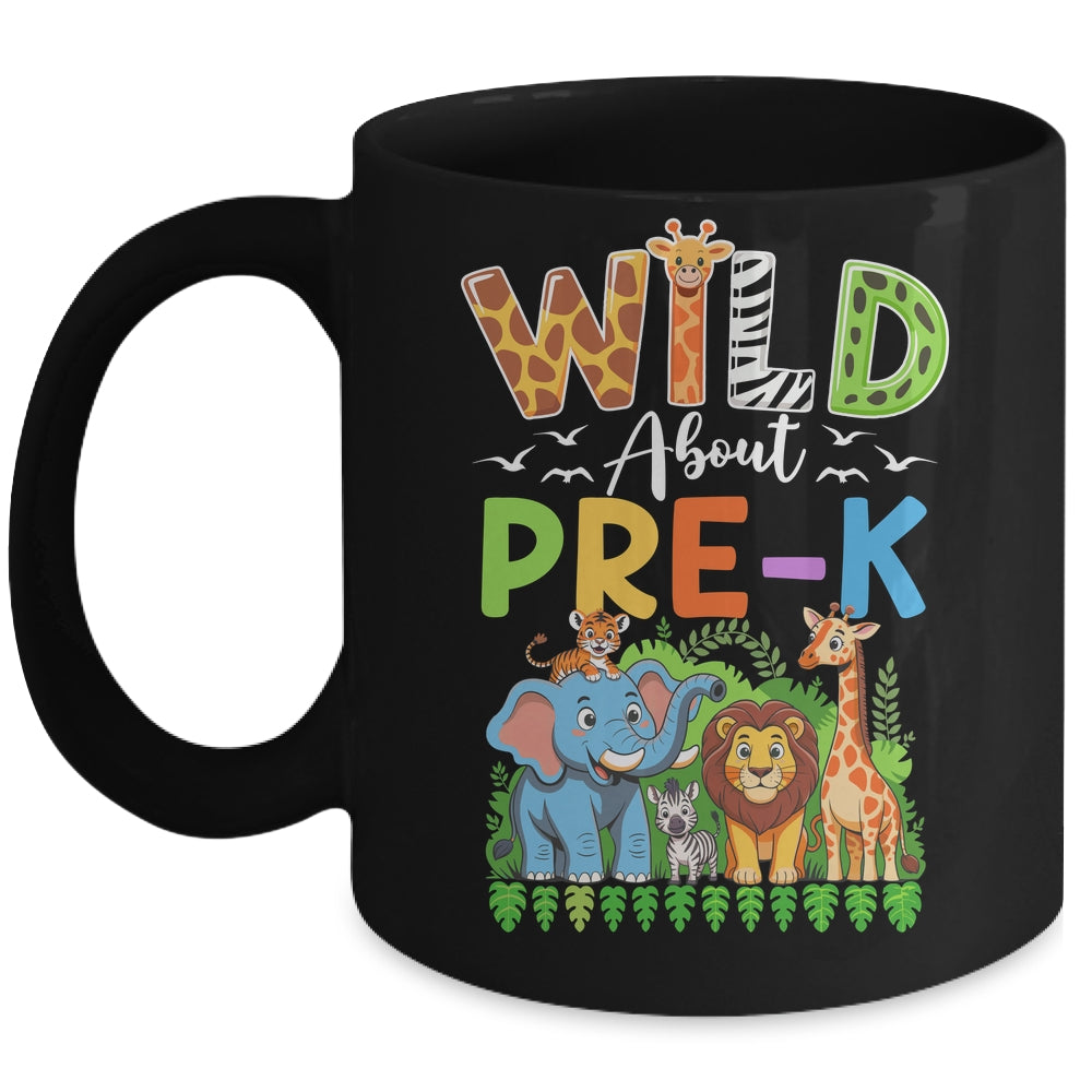Preschool Teacher Kids Back To School Wild About Pre-k Mug | siriusteestore