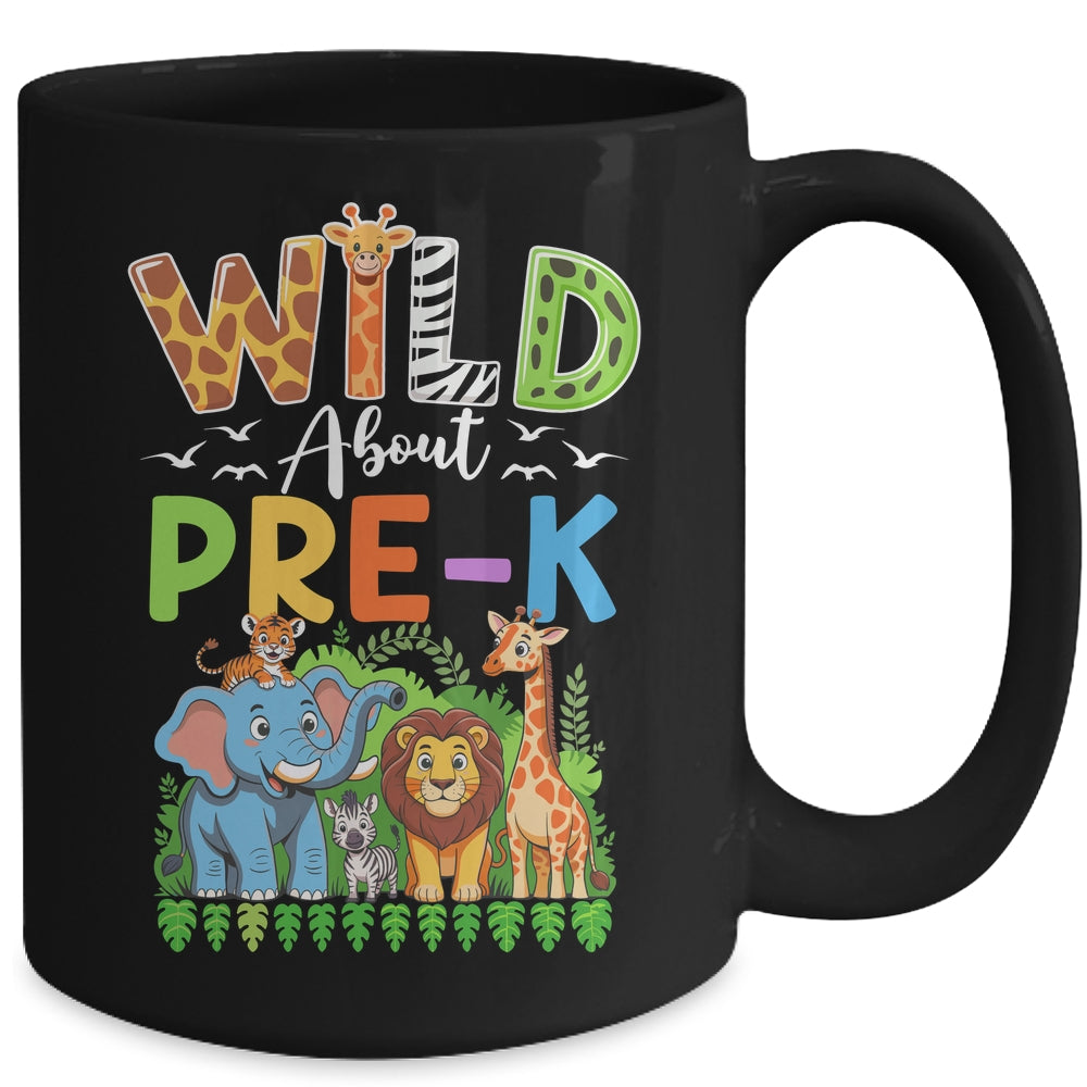 Preschool Teacher Kids Back To School Wild About Pre-k Mug | siriusteestore