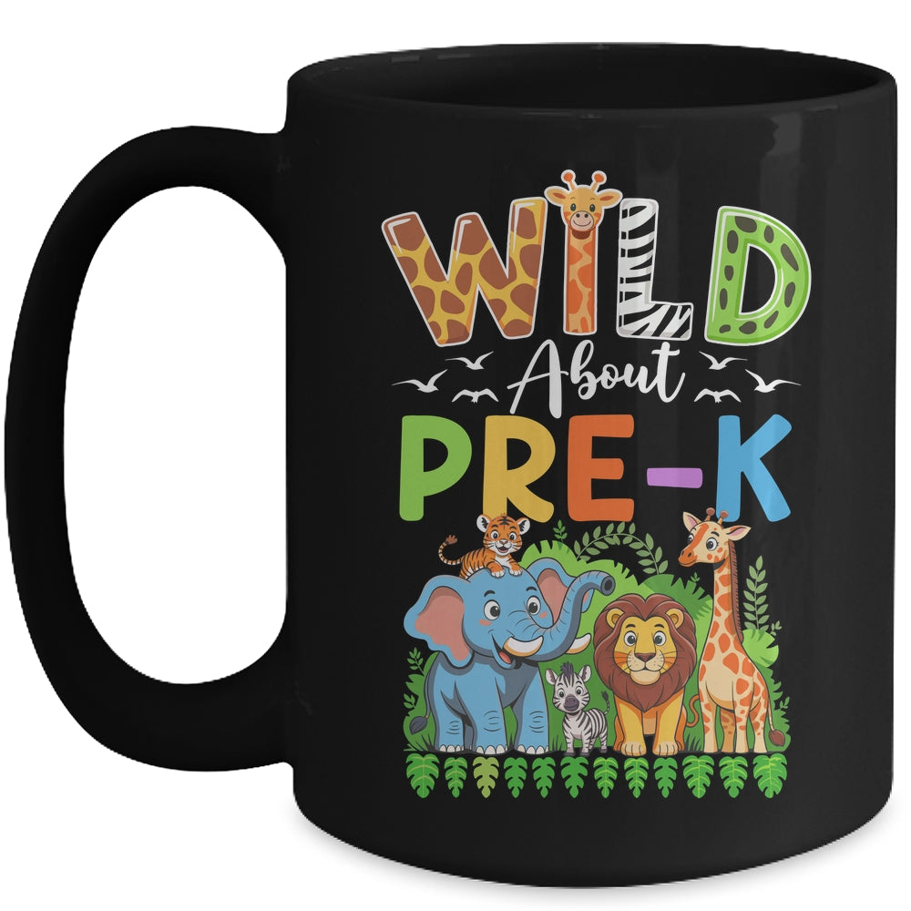 Preschool Teacher Kids Back To School Wild About Pre-k Mug | siriusteestore