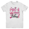 Preschool Vibes Back To School Coquette Teacher Girl Youth Shirt | siriusteestore