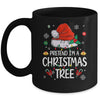 Pretend I'm A Christmas Tree Funny Lazy Halloween Costume Mug | siriusteestore