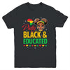 Pretty Black And Educated Girls Black History Kids Girls Youth Shirt | siriusteestore