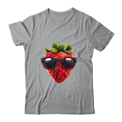 Pretty Strawberry Costume With Glasses For Fruits Lovers Shirt & Tank Top | siriusteestore