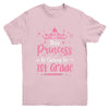 Princess Going To 1st Grade For Girls Kids Back To School Youth Shirt | siriusteestore