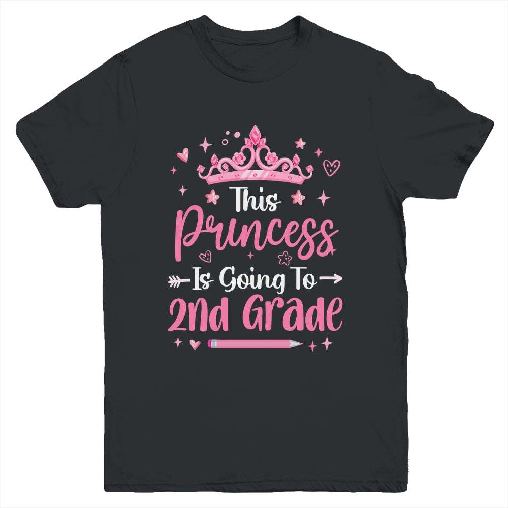 Princess Going To 2nd Grade For Girls Kids Back To School Youth Shirt | siriusteestore