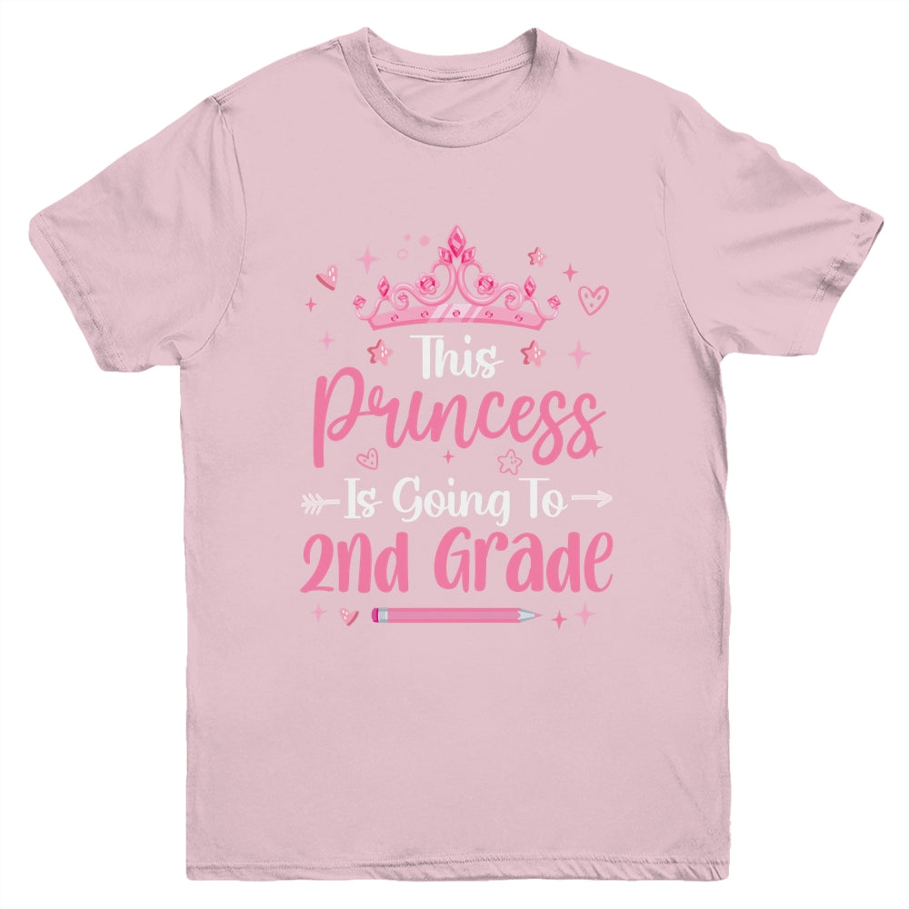 Princess Going To 2nd Grade For Girls Kids Back To School Youth Shirt | siriusteestore