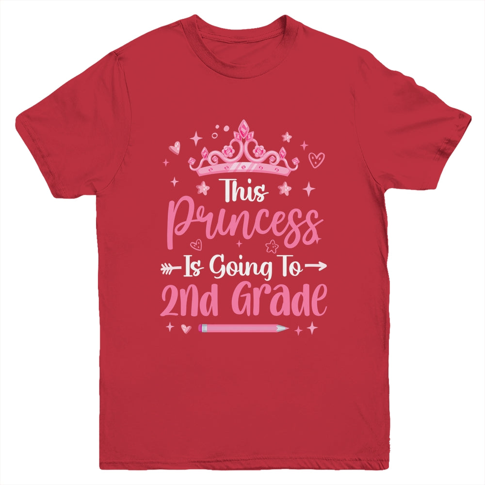Princess Going To 2nd Grade For Girls Kids Back To School Youth Shirt | siriusteestore