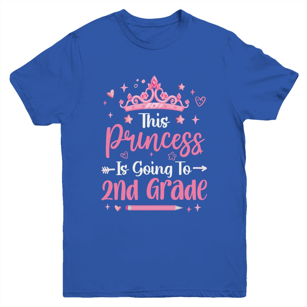 Princess Going To 2nd Grade For Girls Kids Back To School Youth Shirt | siriusteestore