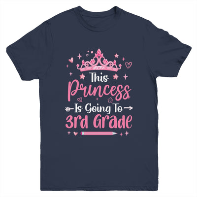 Princess Going To 3rd Grade For Girls Kids Back To School Youth Shirt | siriusteestore