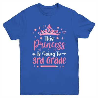 Princess Going To 3rd Grade For Girls Kids Back To School Youth Shirt | siriusteestore