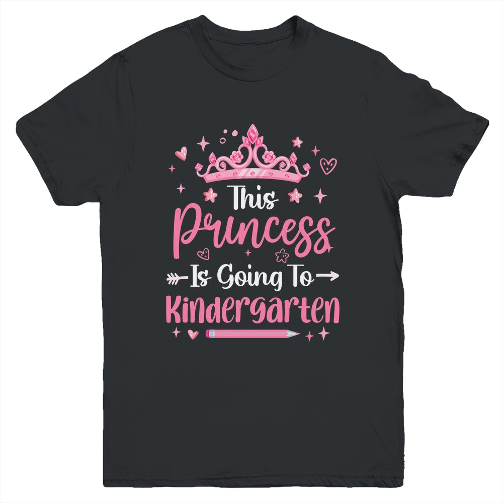Princess Going To Kindergarten For Girls Kids Back To School Youth Shirt | siriusteestore