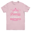 Princess Going To Kindergarten For Girls Kids Back To School Youth Shirt | siriusteestore