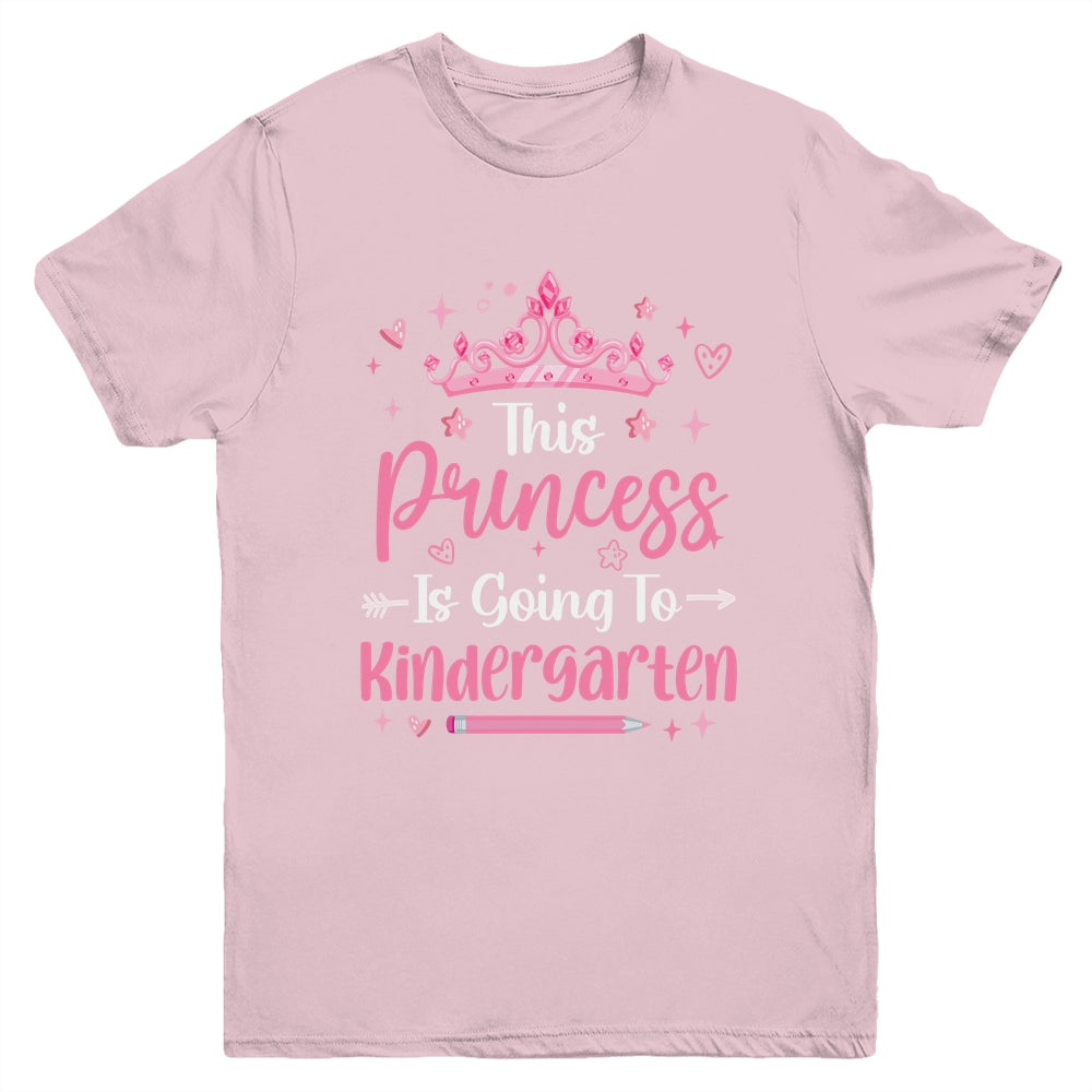 Princess Going To Kindergarten For Girls Kids Back To School Youth Shirt | siriusteestore