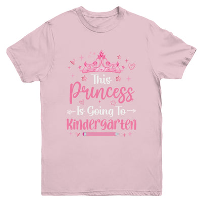Princess Going To Kindergarten For Girls Kids Back To School Youth Shirt | siriusteestore