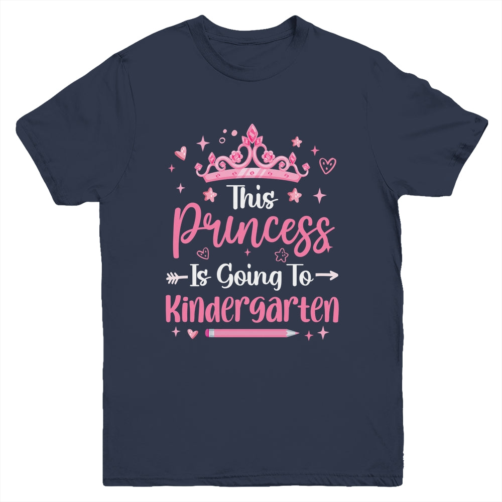 Princess Going To Kindergarten For Girls Kids Back To School Youth Shirt | siriusteestore
