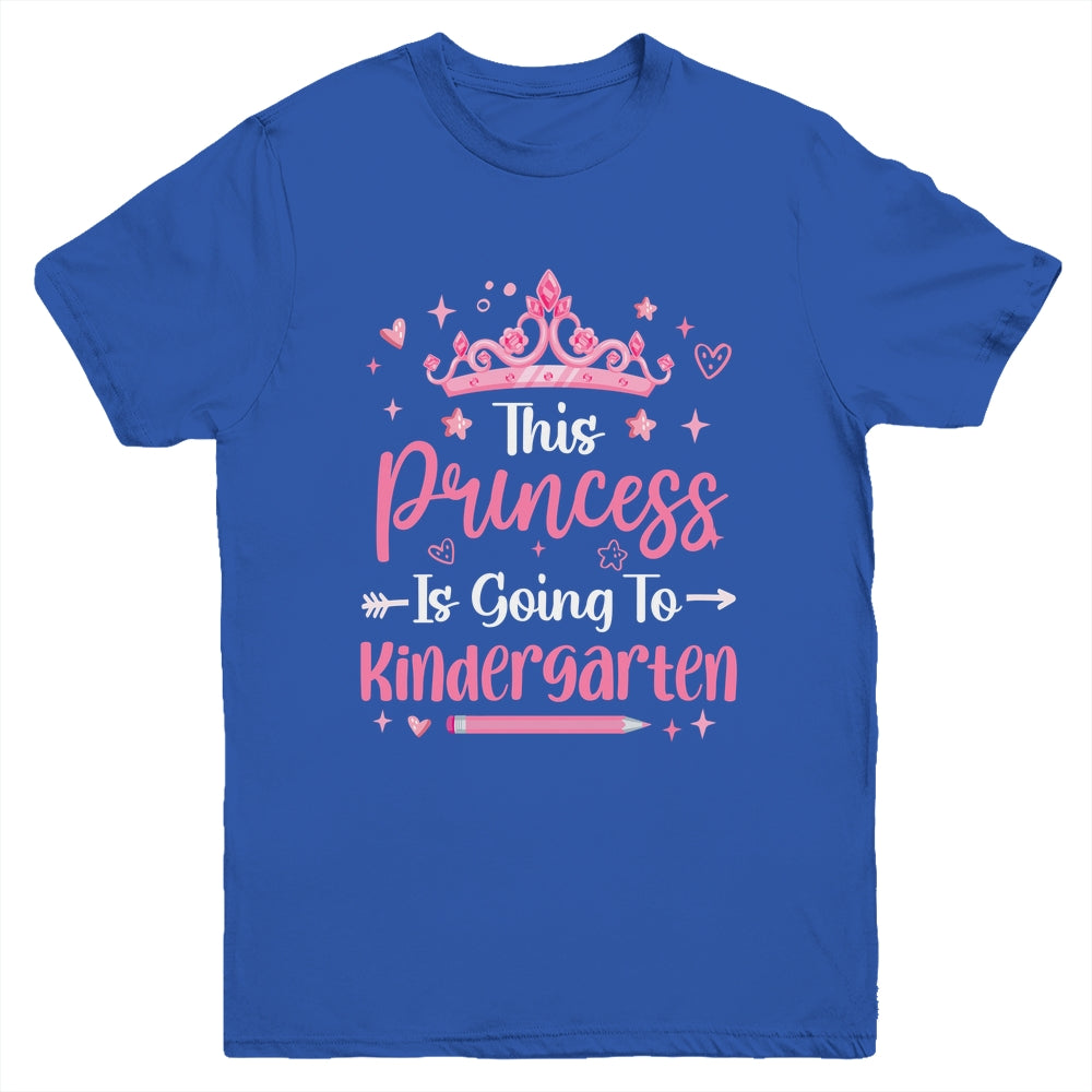 Princess Going To Kindergarten For Girls Kids Back To School Youth Shirt | siriusteestore